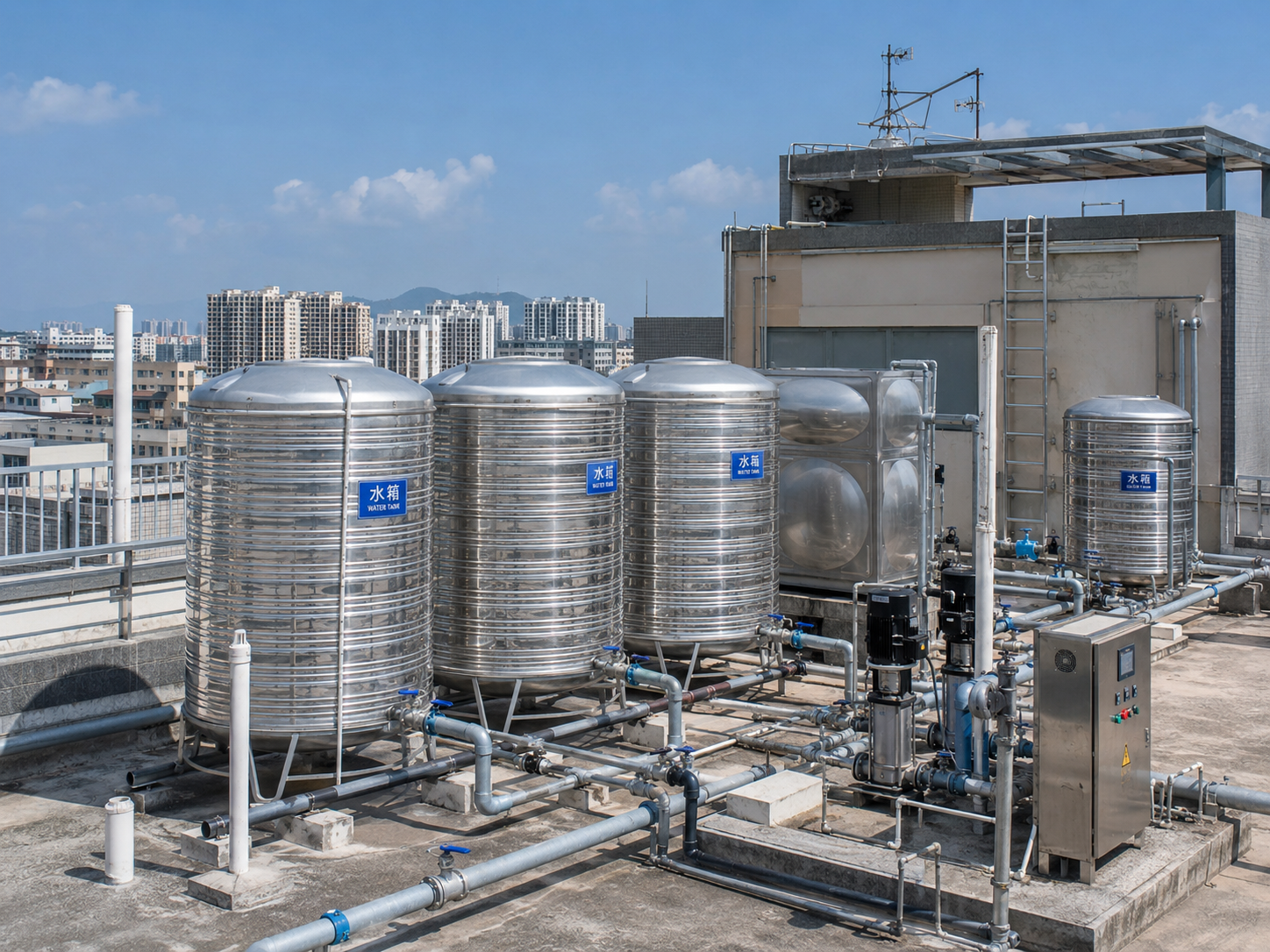 stainless steel water tank
