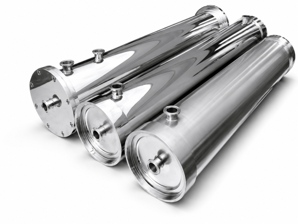 Sanitary grade stainless steel membrane housing 8040