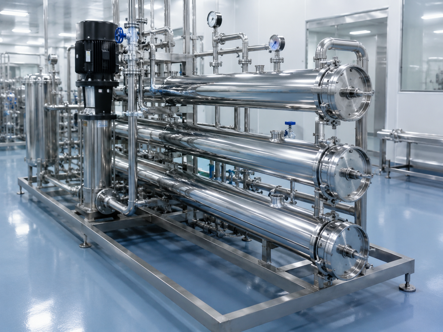 Sanitary grade stainless steel membrane housing 8040