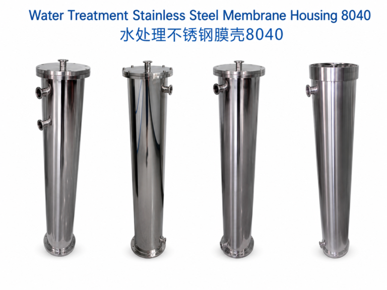 Water treatment stainless steel membrane housing 8040