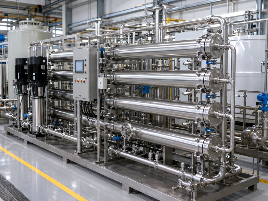 Water treatment stainless steel membrane housing 8040