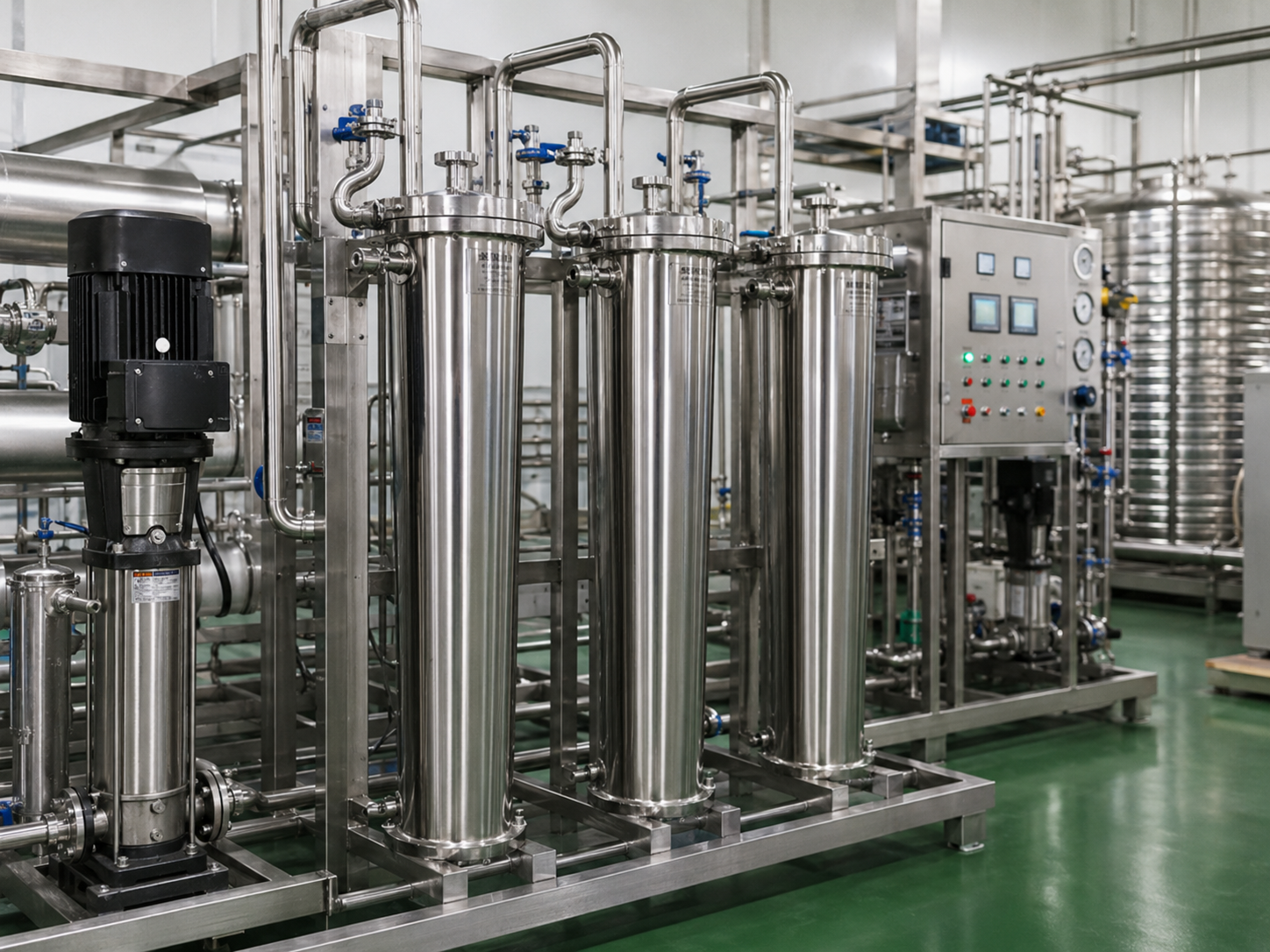 Water treatment stainless steel membrane housing 8040