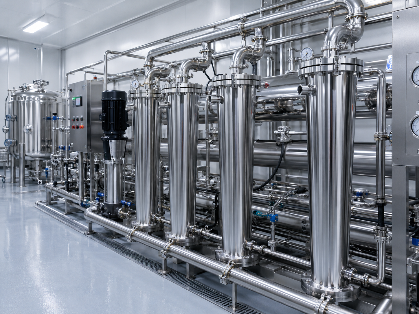 Water treatment stainless steel membrane housing 8040