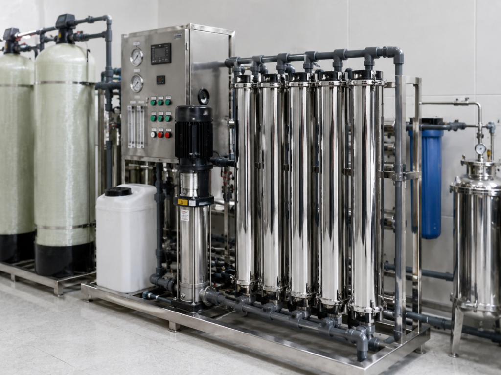 Water treatment stainless steel membrane housing 4040