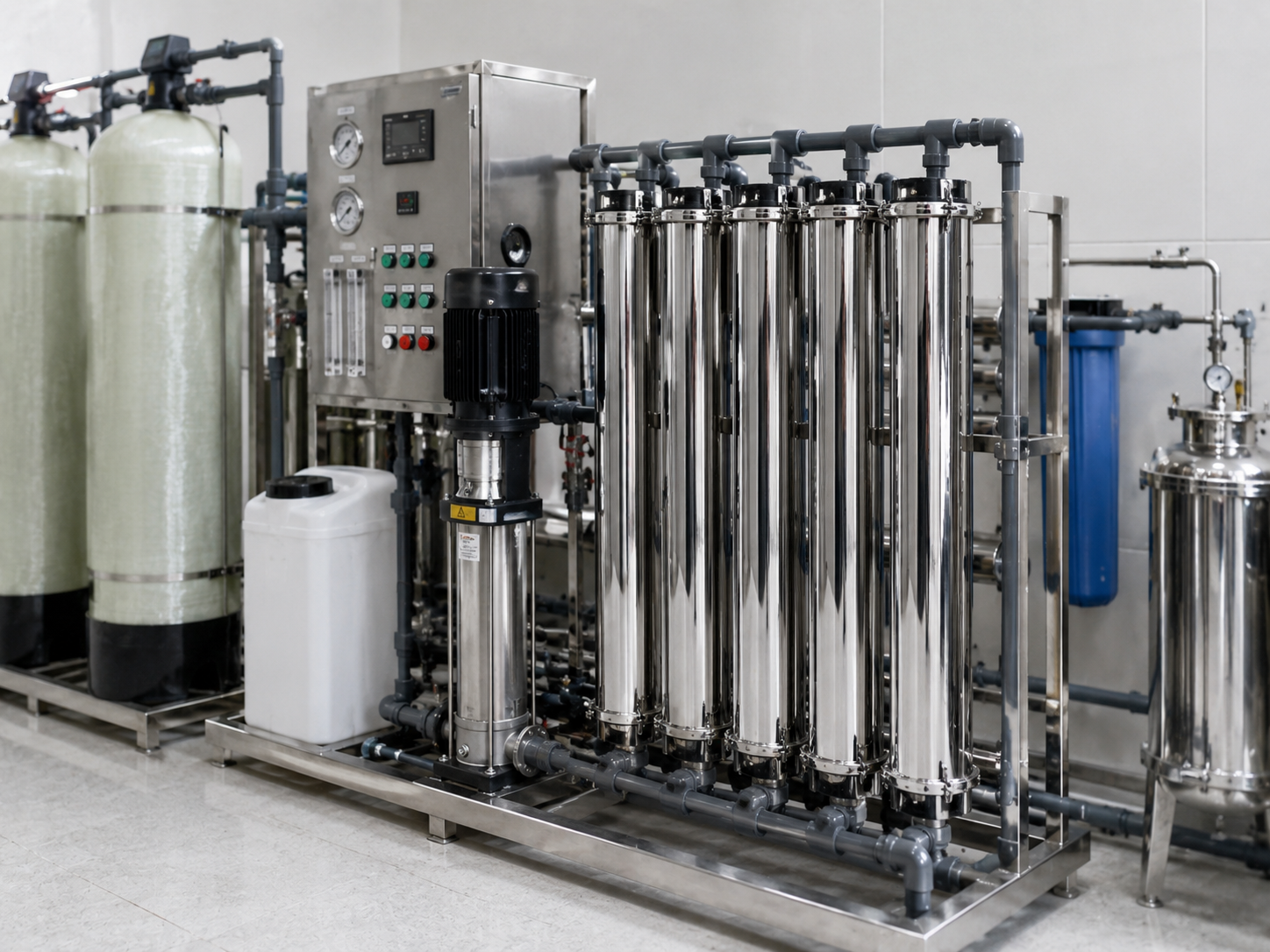 Water treatment stainless steel membrane housing 4040