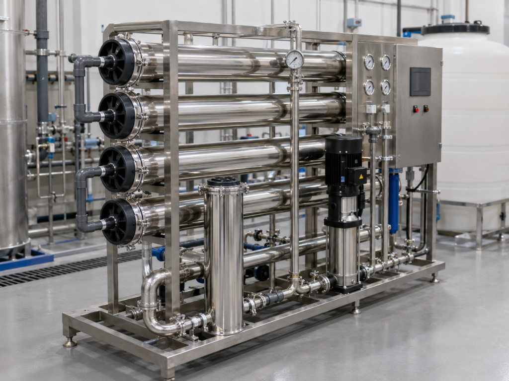 Water treatment stainless steel membrane housing 4040