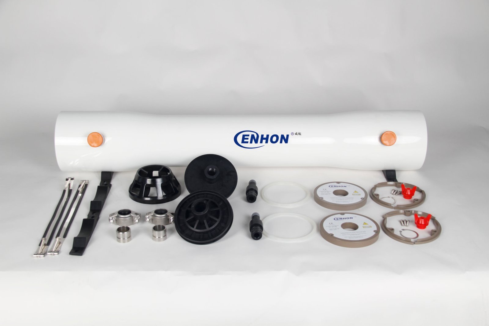 Side port RO membrane housing