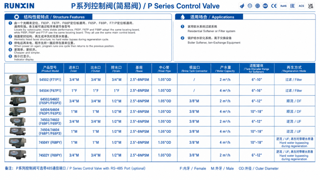 P Series Control Valve Introduction