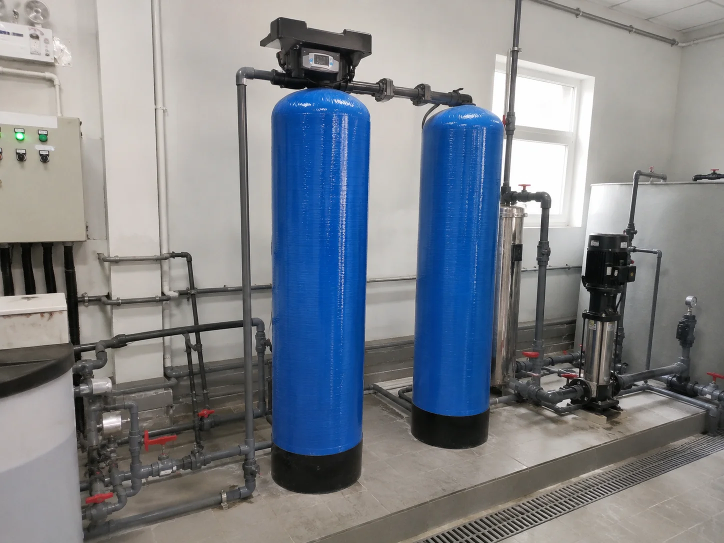 One Valve On Duplex Tanks for Water Treatment Systems