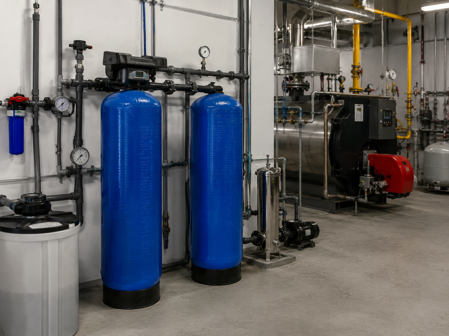 One Valve On Duplex Tanks for Water Treatment Systems
