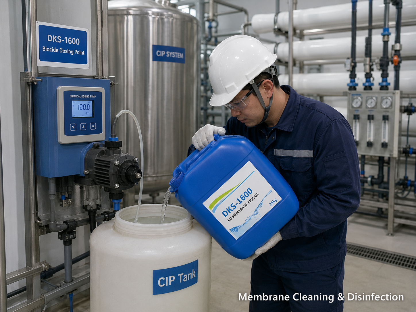 DKS-1600 Special Bactericide for Reverse Osmosis Membranes