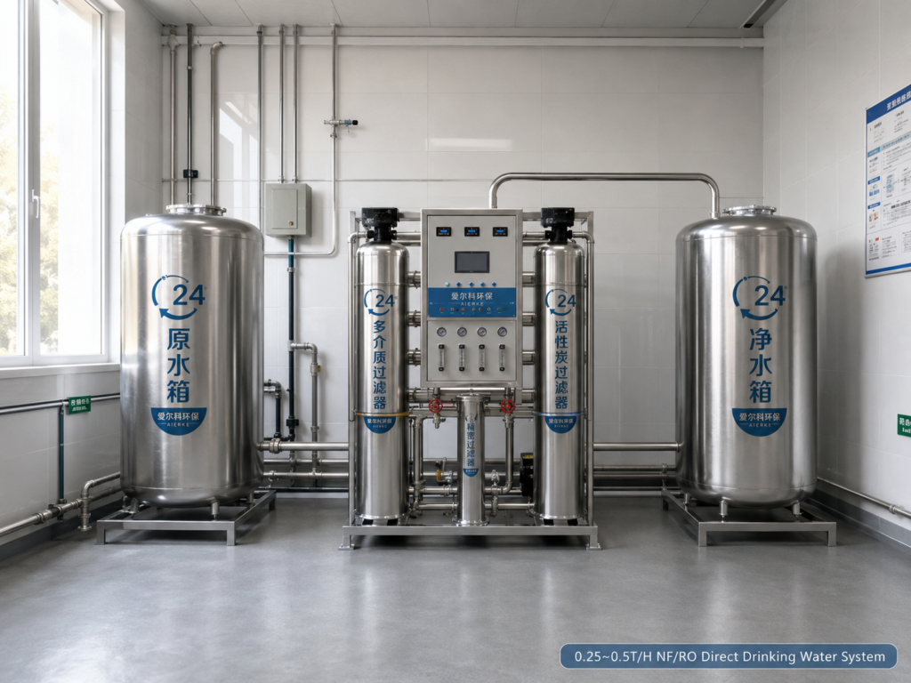 0.25 – 0.5T water purification equipment