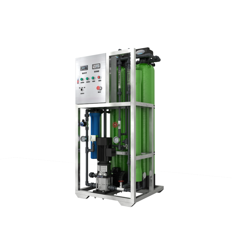 Commercial RO Water Treatment System 250L/H 500L/H with FRP Tanks