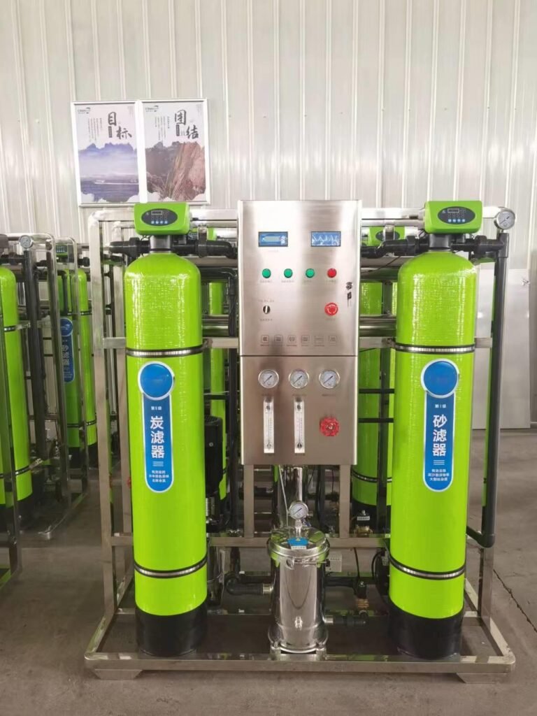 Commercial RO Water Treatment System 250L/H 500L/H with FRP Tanks