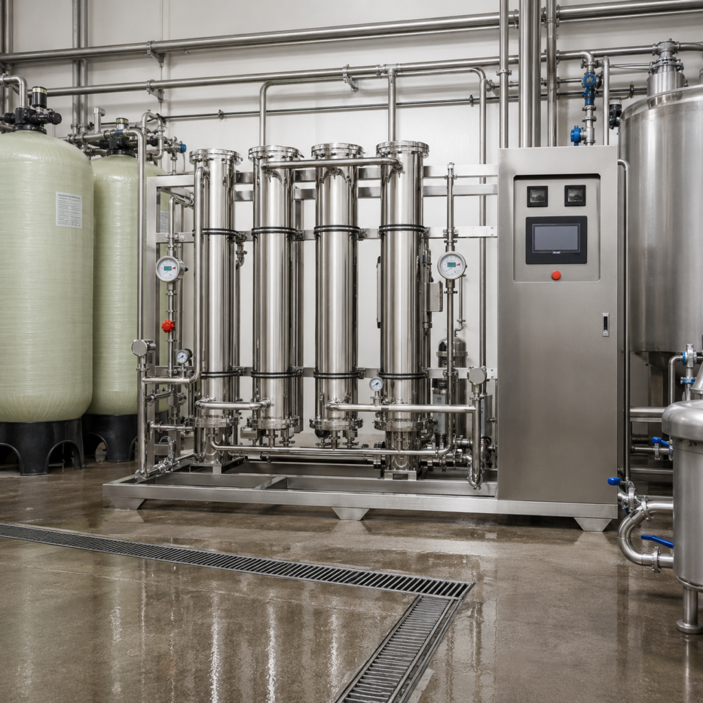 Integrated Stainless Steel Industrial RO Water Treatment System Reverse Osmosis Purification Equipment
