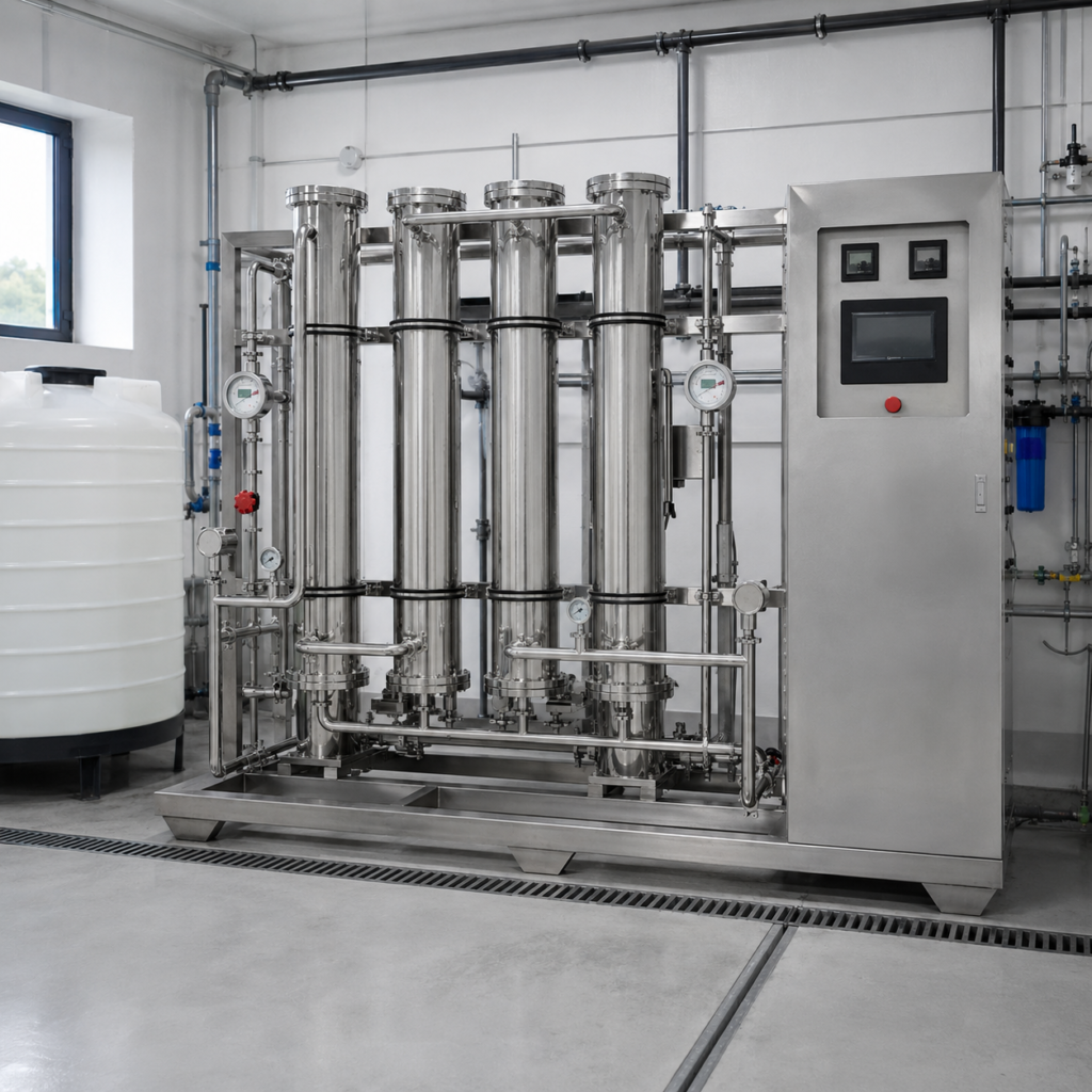 Integrated Stainless Steel Industrial RO Water Treatment System Reverse Osmosis Purification Equipment