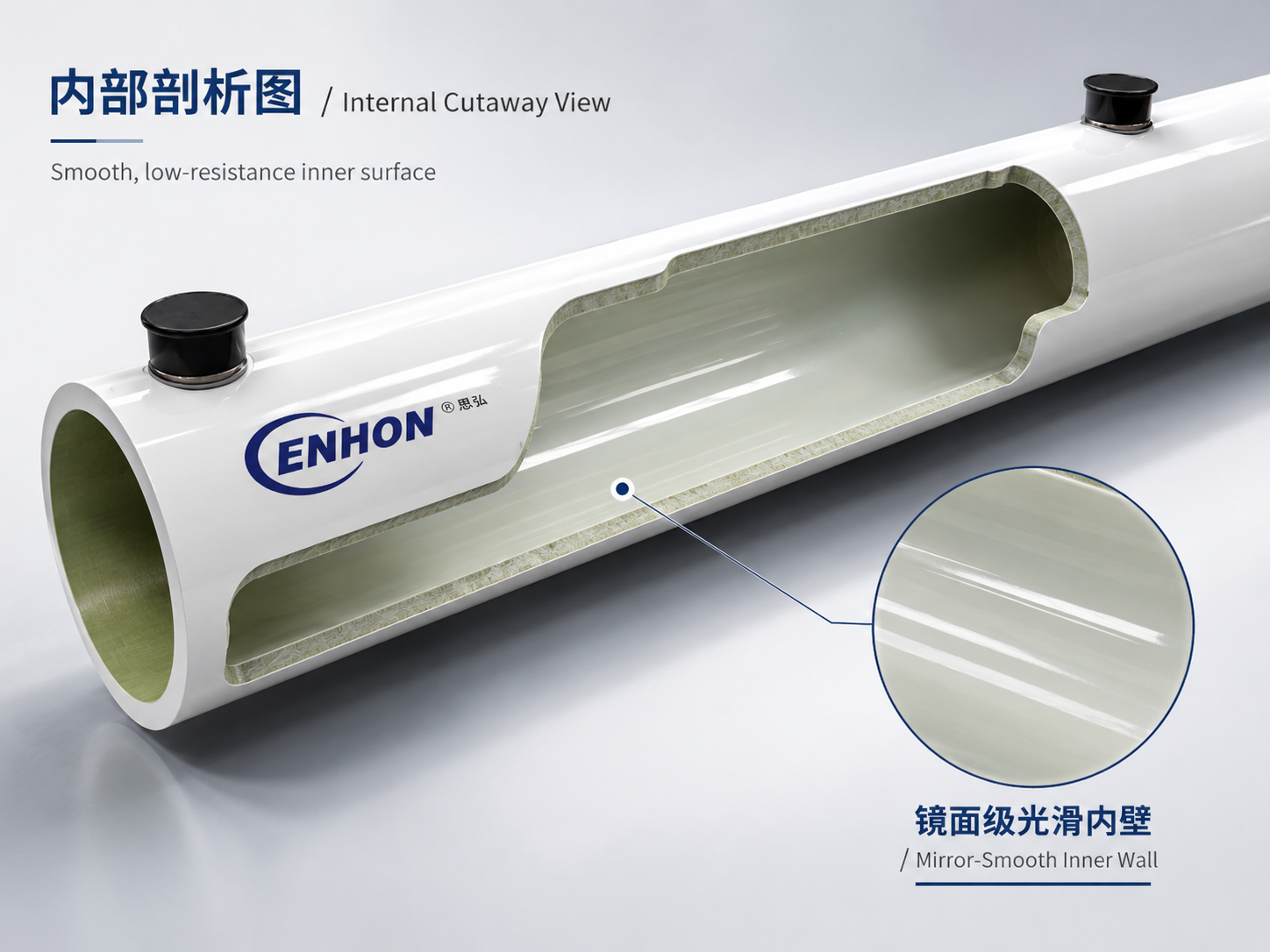 CNC filament winding process for FRP pressure vessels