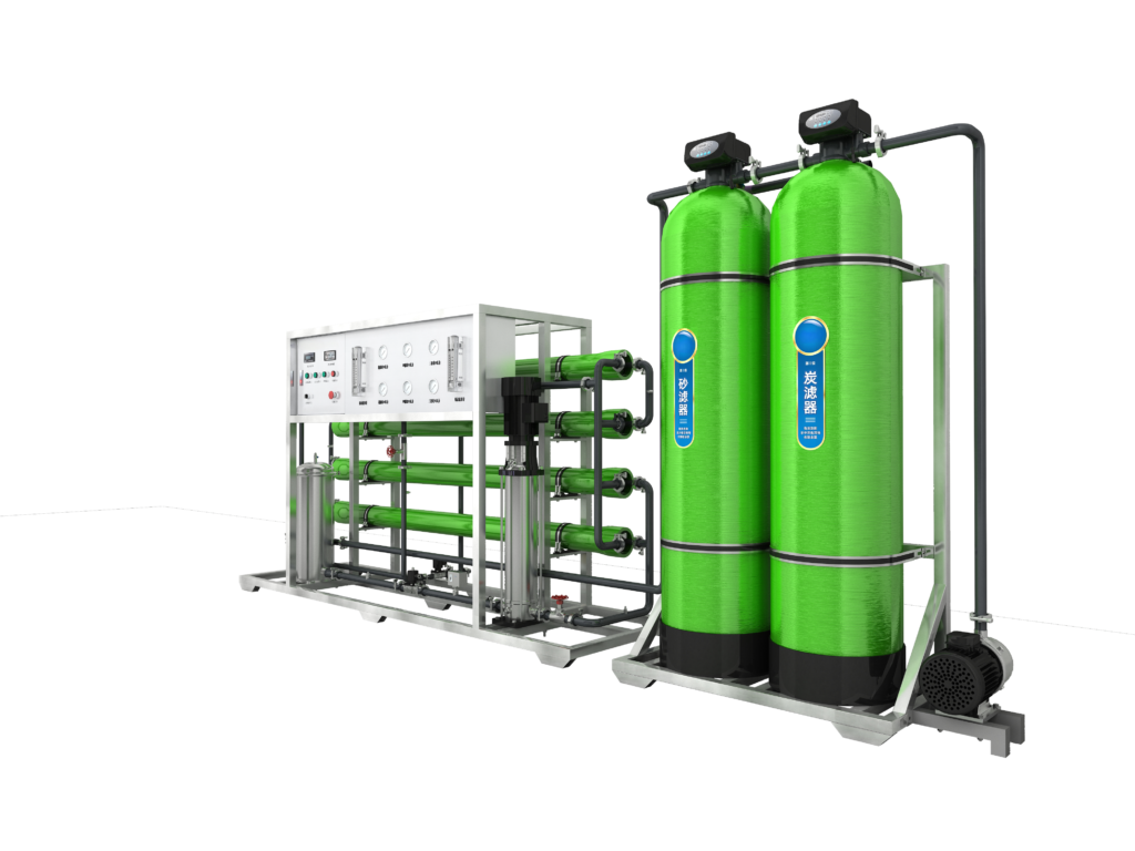 2000L/h Industrial RO Water Treatment System Reverse Osmosis Water Purification Equipment