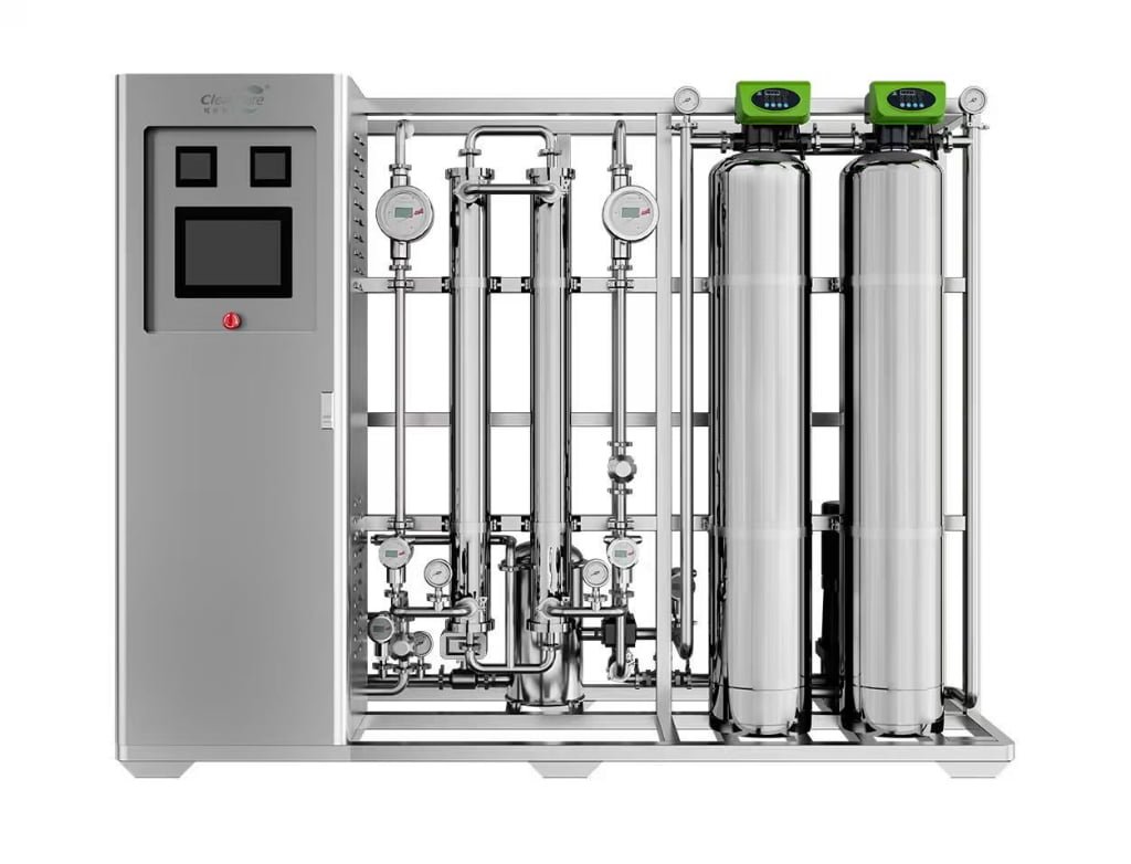 Integrated Stainless Steel RO Water Treatment System with PLC Touch Screen 250L/h 500L/h