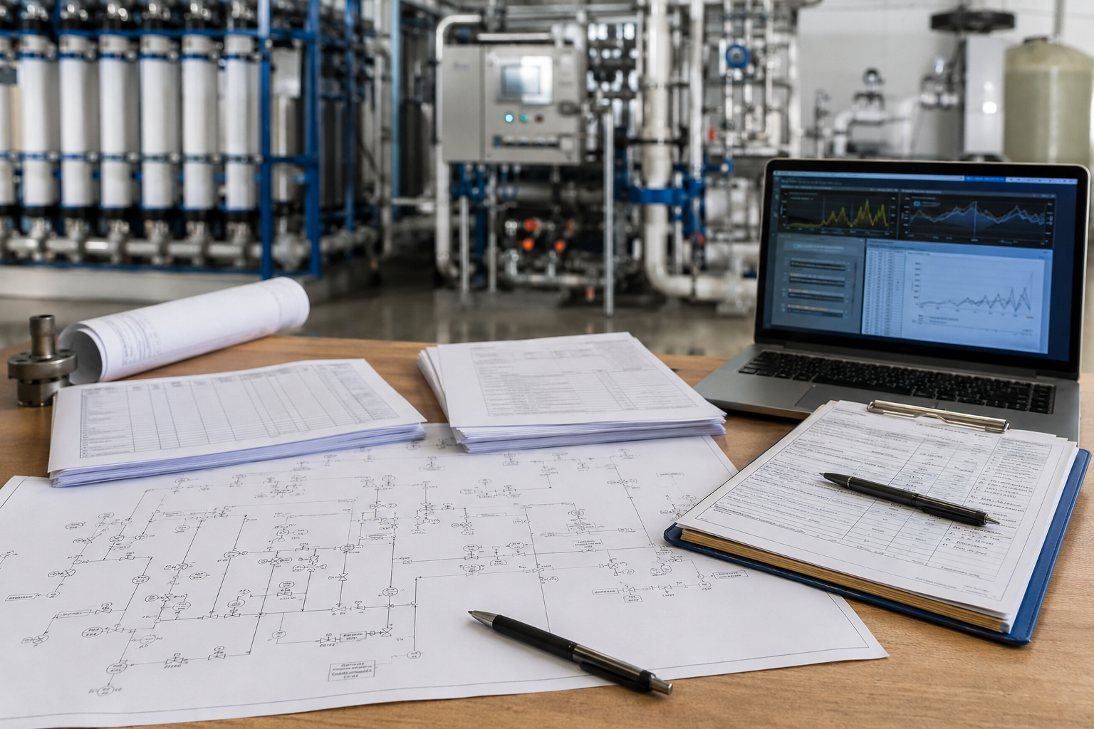water treatment system records and logs water treatment system records and logs