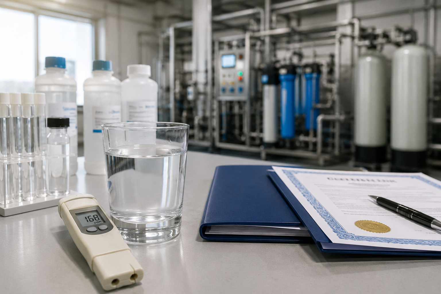 water treatment system performance verification water treatment system performance verification