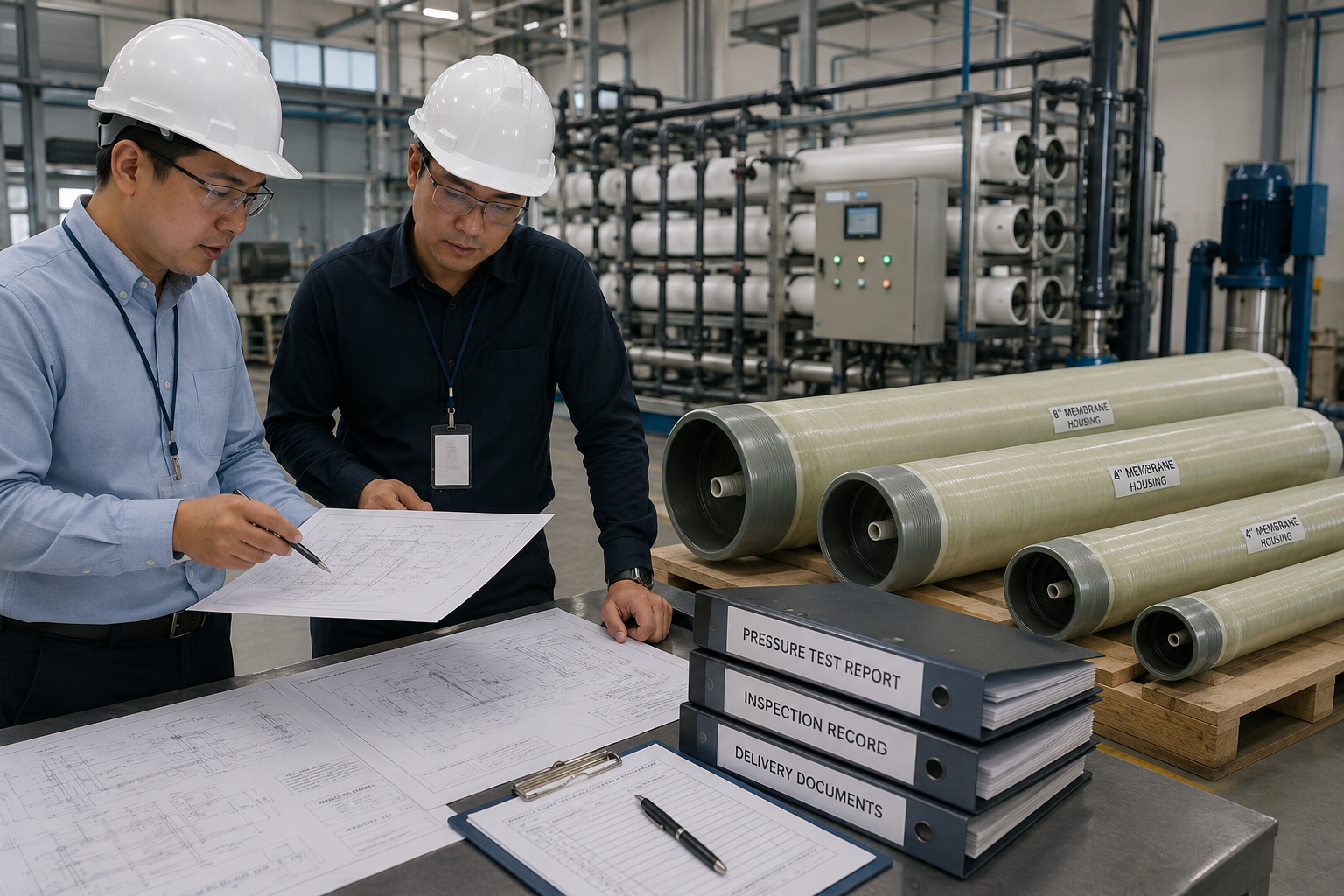 RO membrane housings supplier for industrial reverse osmosis system projects