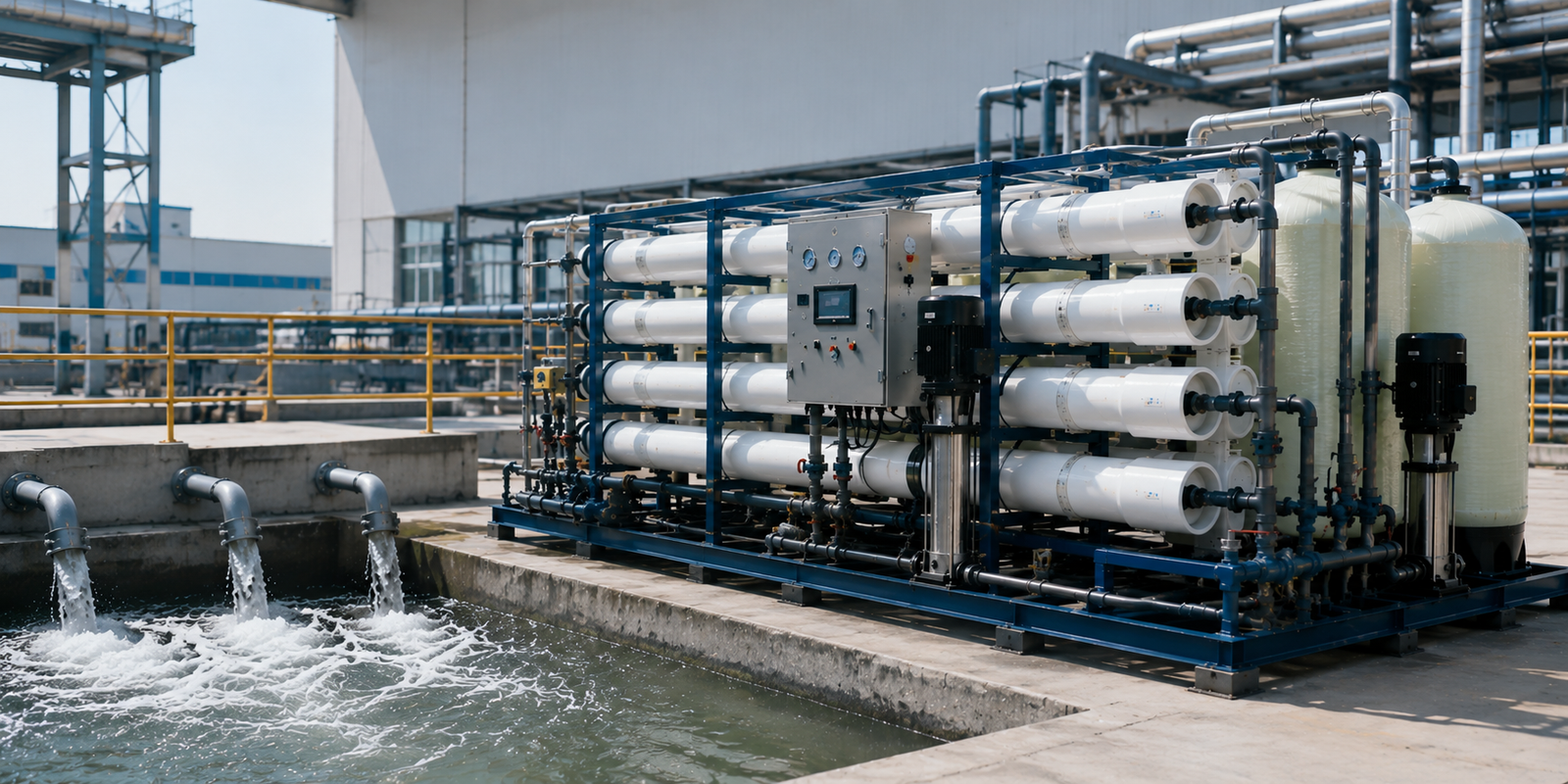 Mining operation industrial water treatment