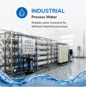 Industrial manufacturing process water treatment