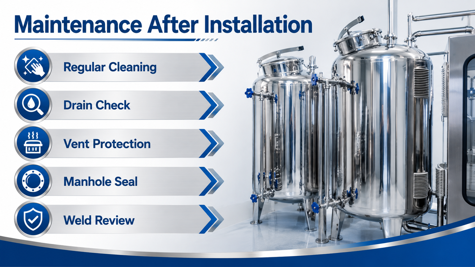 stainless steel tank maintenance