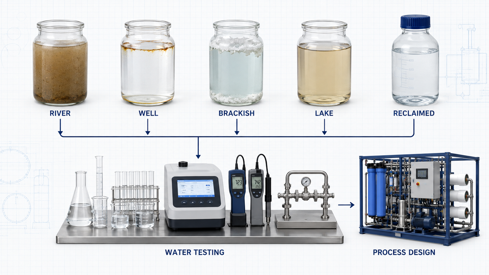 water treatment plants raw water risk analysis for drinking water equipment