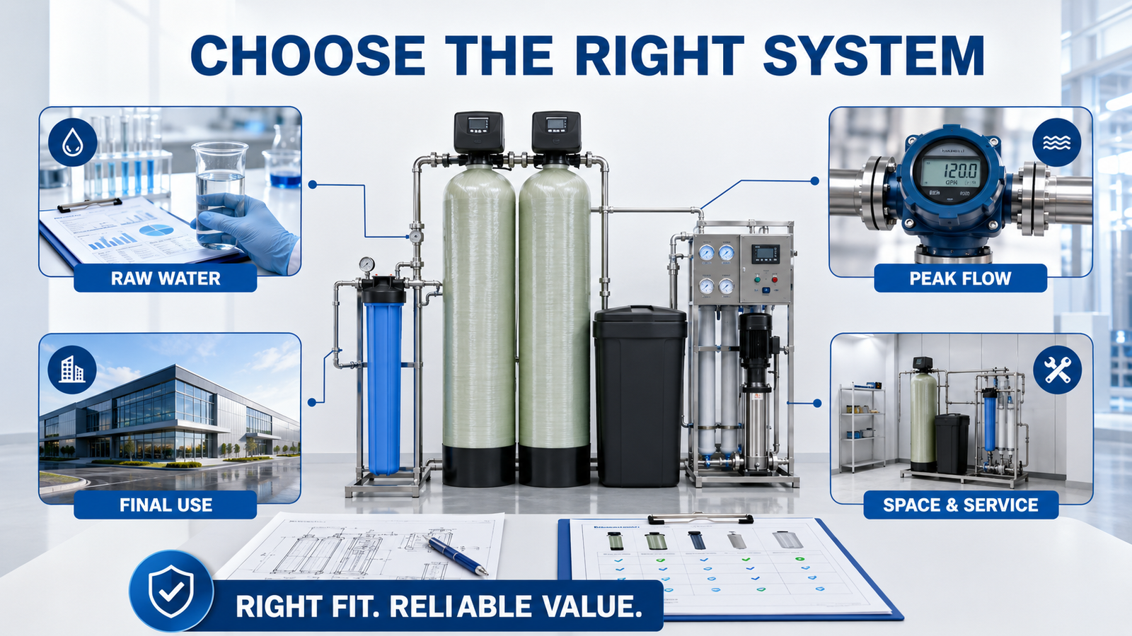 water softener and water filter selection for procurement and project buyers