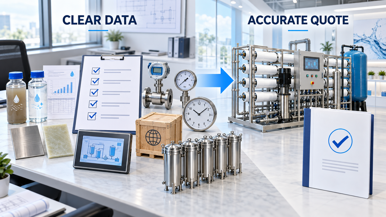 accurate industrial water treatment system cost inquiry checklist